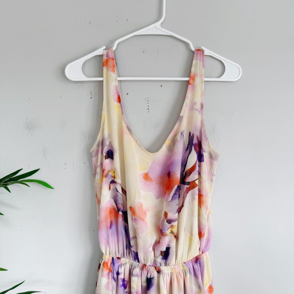 SOLD Show Me Your MuMu Kendall Maxi Dress NWT in Abers Babers Watercolor Small - Picture 4 of 11